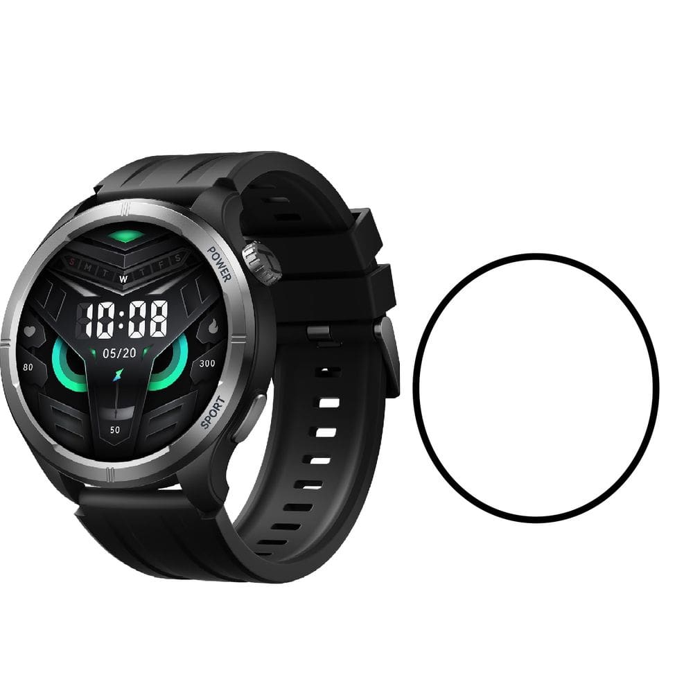 Película Ceramica 9D P/ Relogio Smartwatch Haaylou Solar Neo