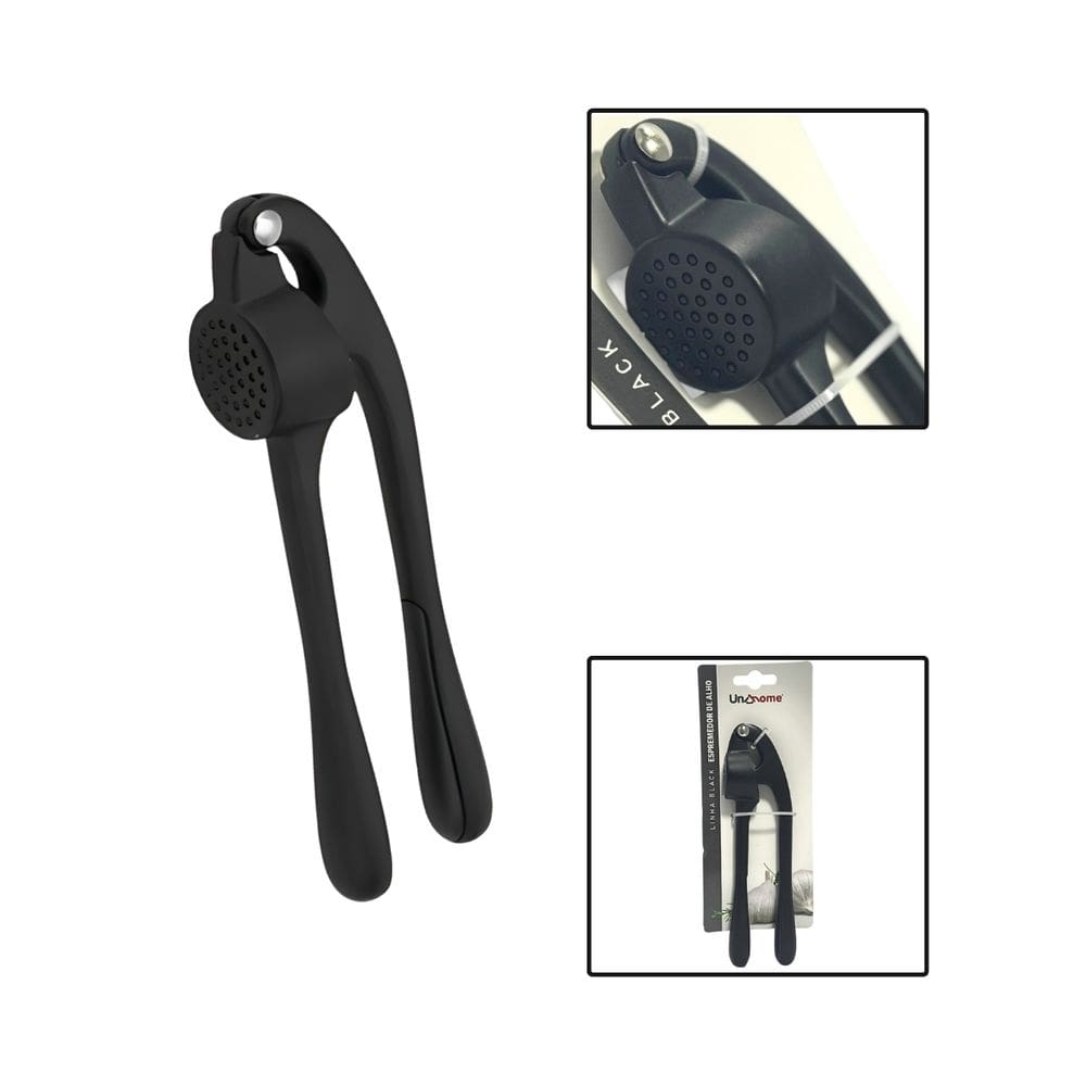 Espremedor Alho Liga Zinco Preto