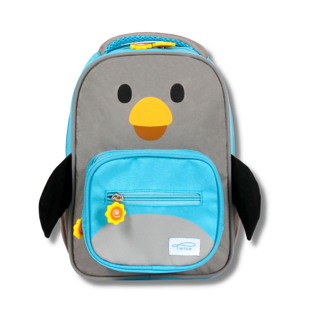 Mochila TWISE Side-Kick Preschool para crianças Penguin Design