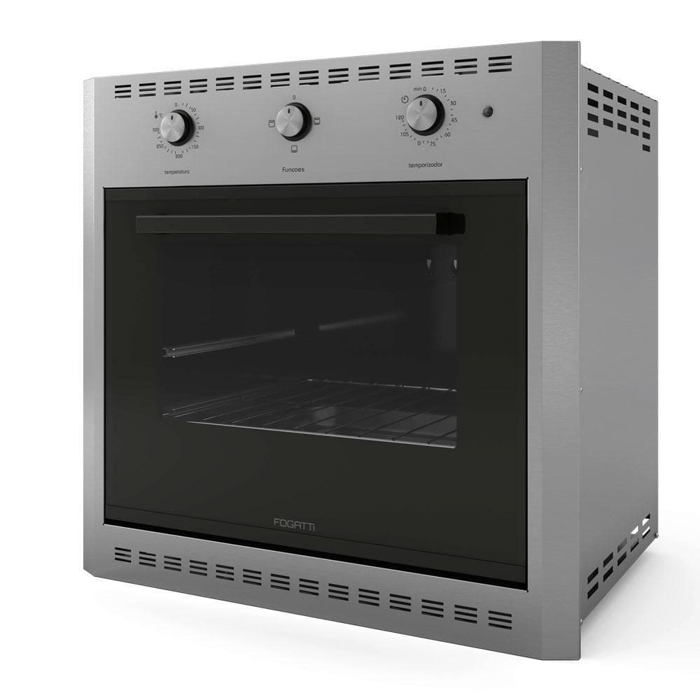 Forno Elétrico Para Embutir 60 Litros 220V Inox - Fogatti