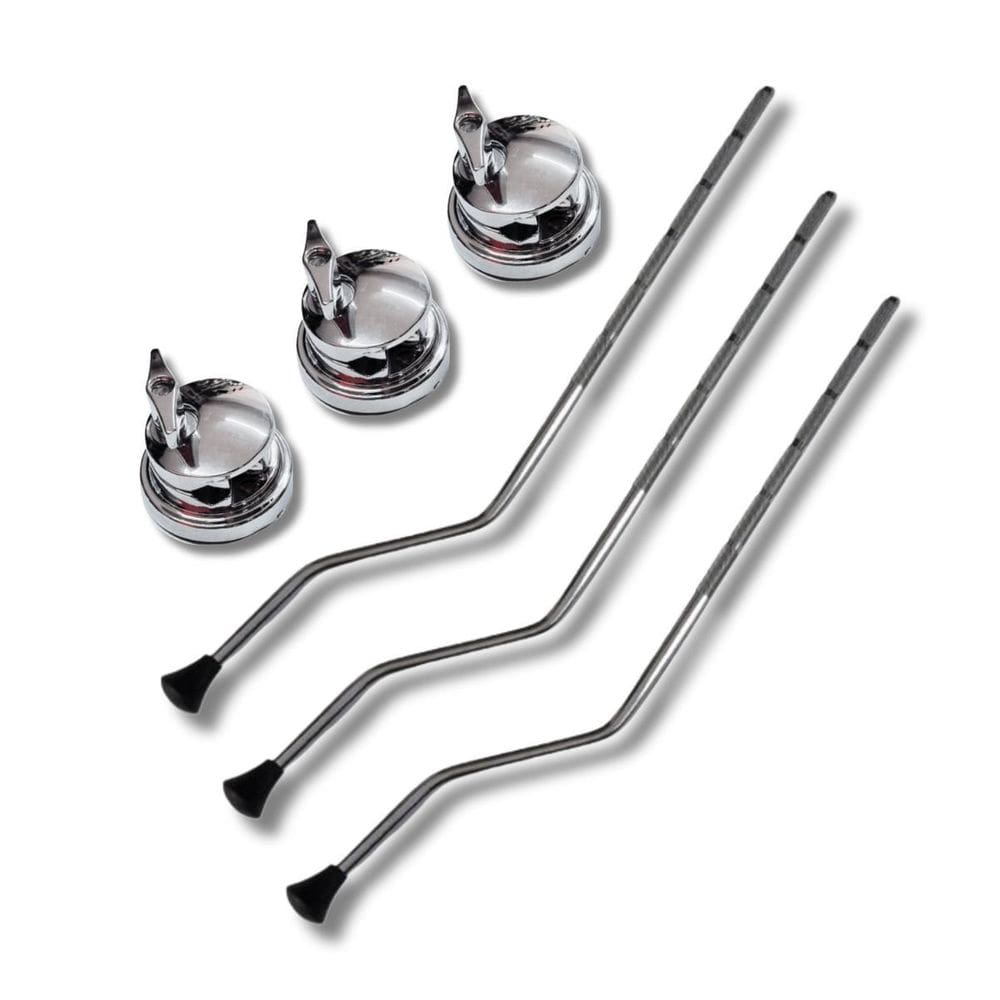 Kit Pé De Surdo 3 Peças 10Mm 47Cm + 3 Caneca Pé De Surdo 8.3
