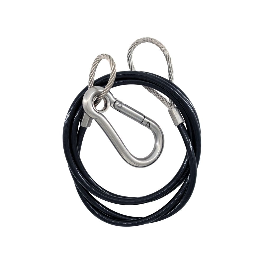 Cabo de segurança do motor Marinetech Panther Marine em aço inoxidável