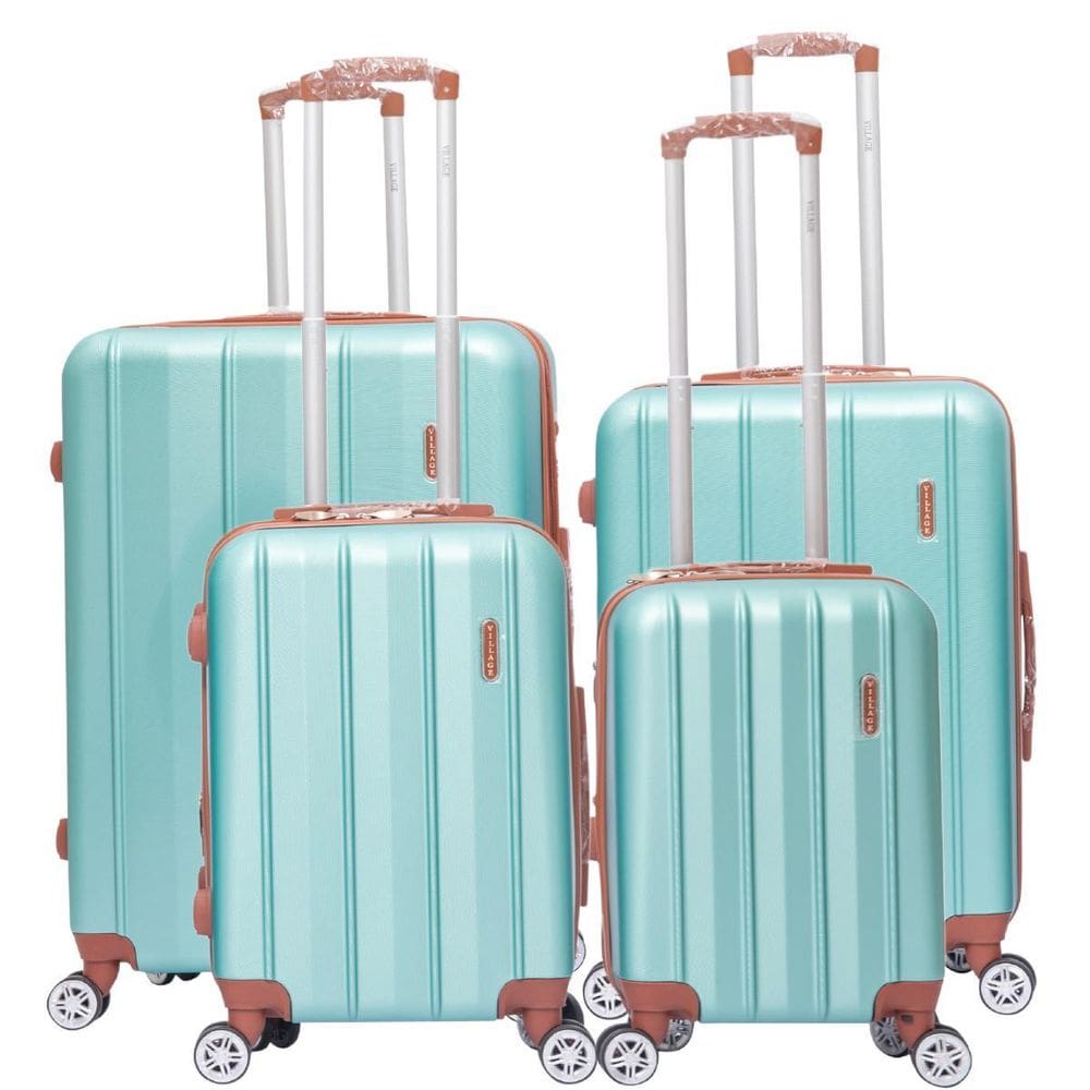 Mala De Viagem Rígida Abs 4 Peças Rodinhas 360º Expansível