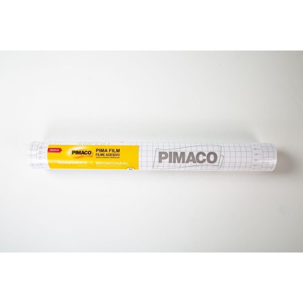 Plastico Adesivo Transparente Pima Filme 45Cmx10M 0,80