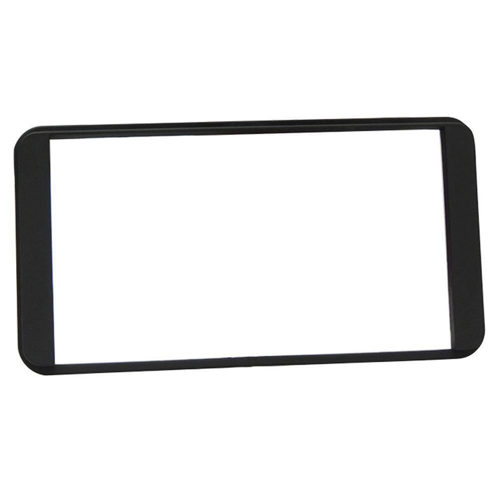 Moldura Fiamon 2 Din Toyota Corolla 2003 A 2007, Hilux 2005 A 2011, Prado Todos Preta