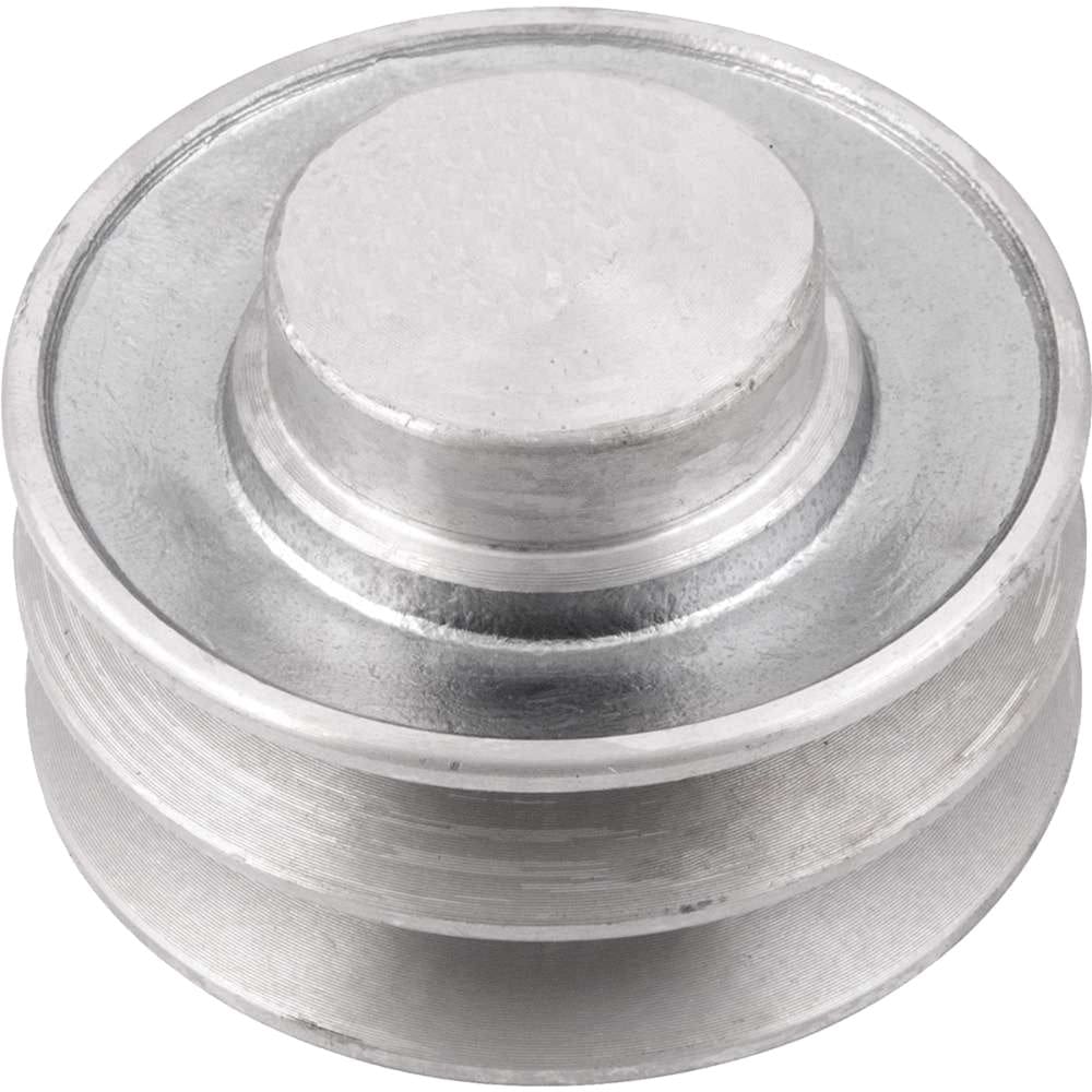 Polia de Alumínio 2 canais Perfil A 80mm sem Furo - 6684120080 - VONDER