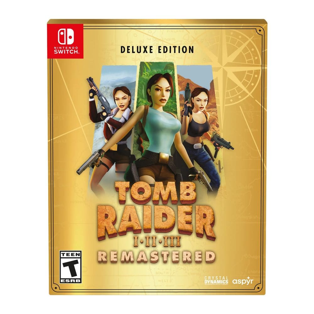 Jogo eletrônico Tomb Raider I-III Remastered Deluxe Edition Nintendo Switch