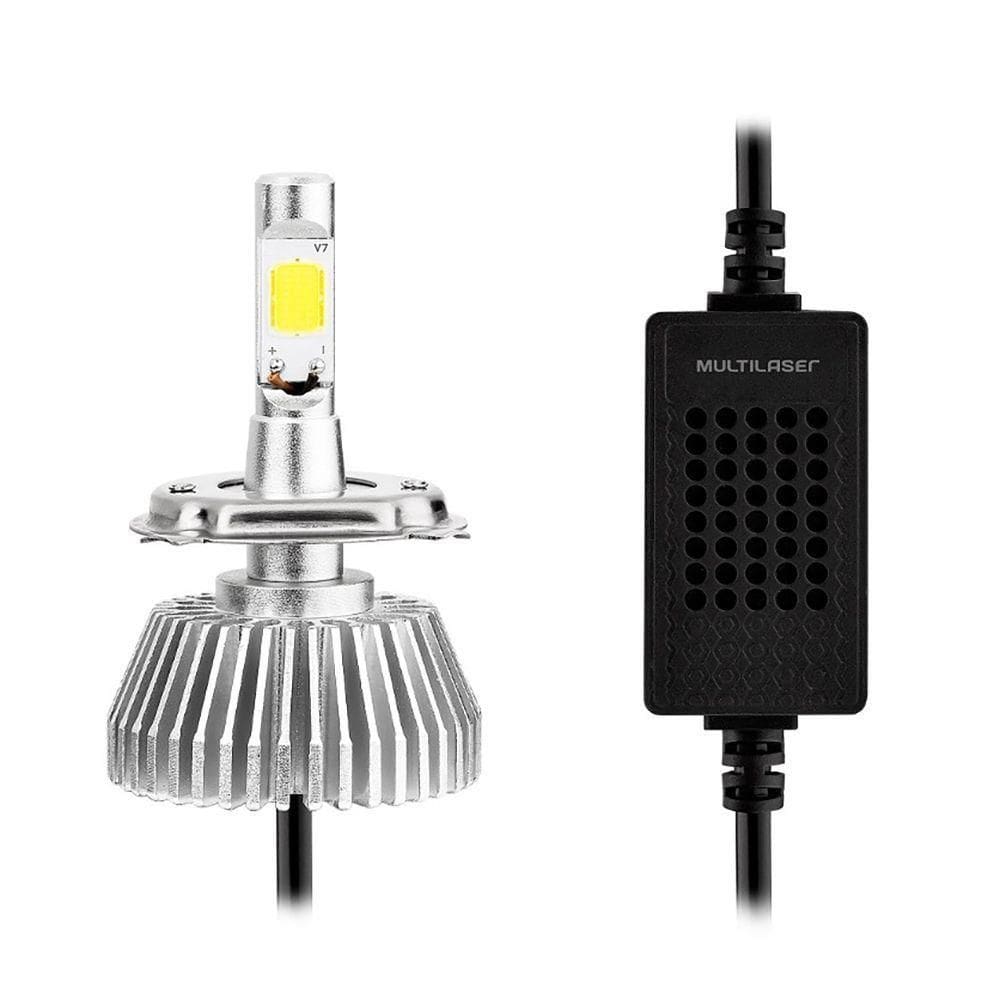 Lampada Multilaser Super Led H3 6200k Par