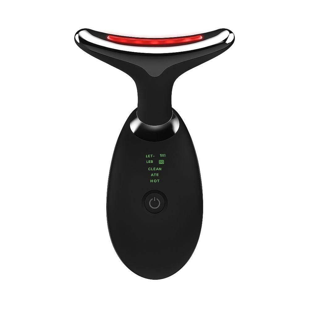 Aparelho Tratamento Massageador Facial Led Lift Fototerapia Preto