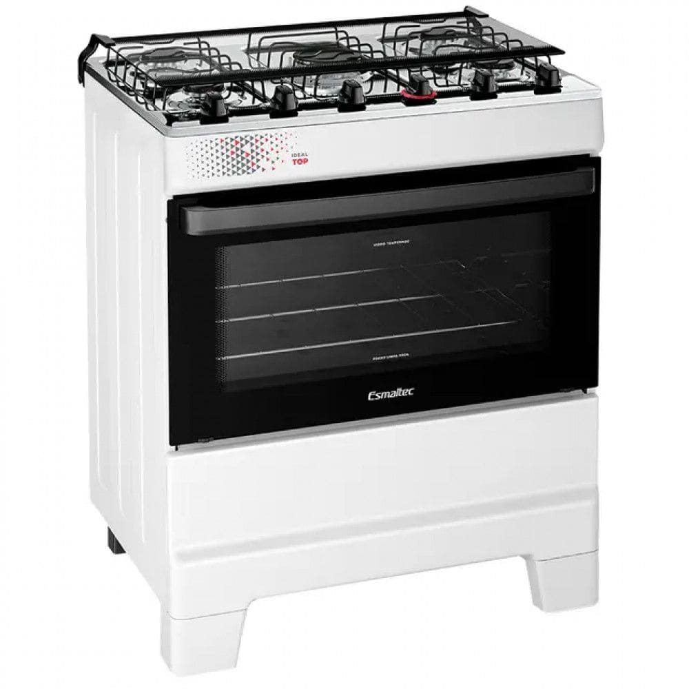 Fogão 5 Bocas Esmaltec Ideal Top Inox - Bivolt - 5122