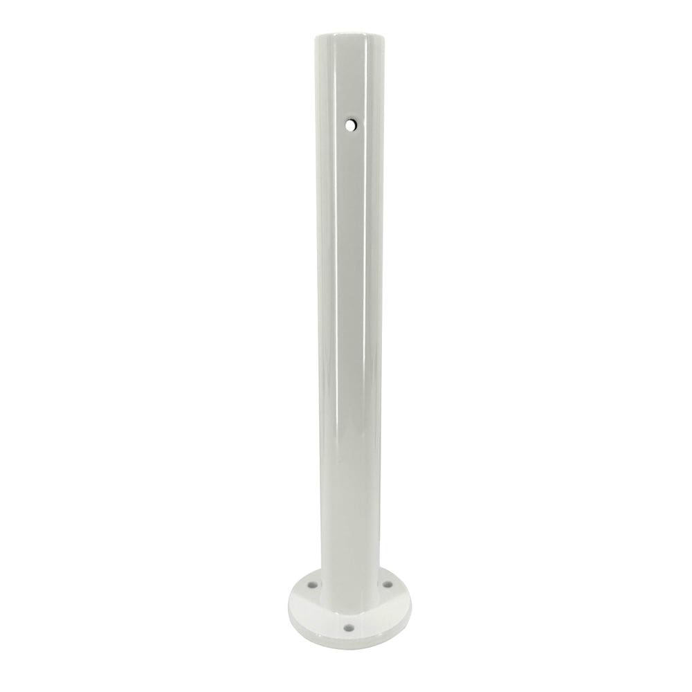 Poste de luz fixo SEAVIEW com base de alumínio de 3,18 cm de diâmetro