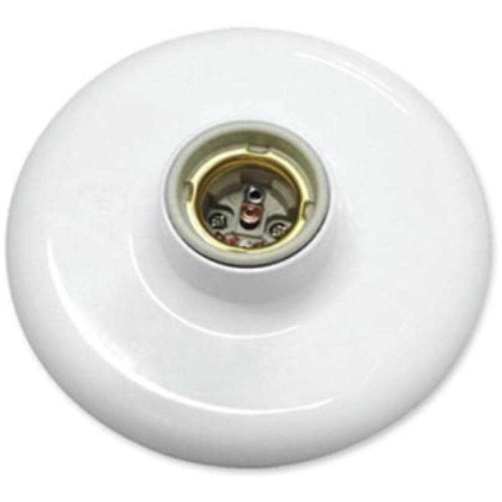 Plafonier Plafon Em Soquete De Porcelana 100W