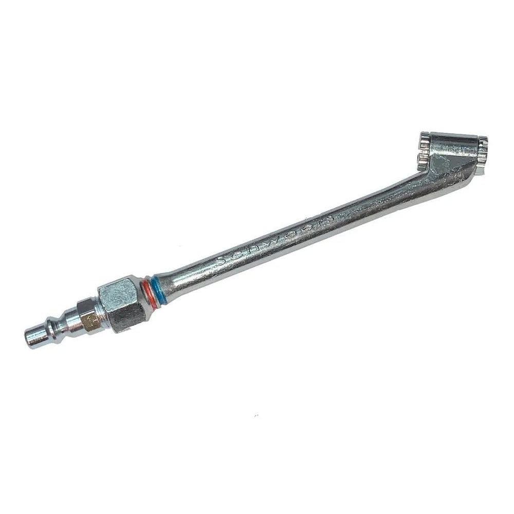 10X Bico De Encher Pneu Duplo Pino Engate Schweers