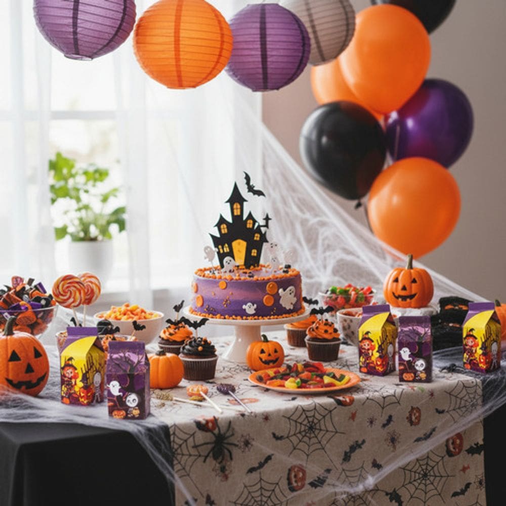 30 Caixinha Milk Decoração Halloween Kit Festa infantil lembrancinha Aniversario