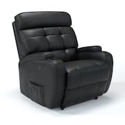 Poltrona Do Papai Reclinável Elétrica Com Massagem Em Corino Importado