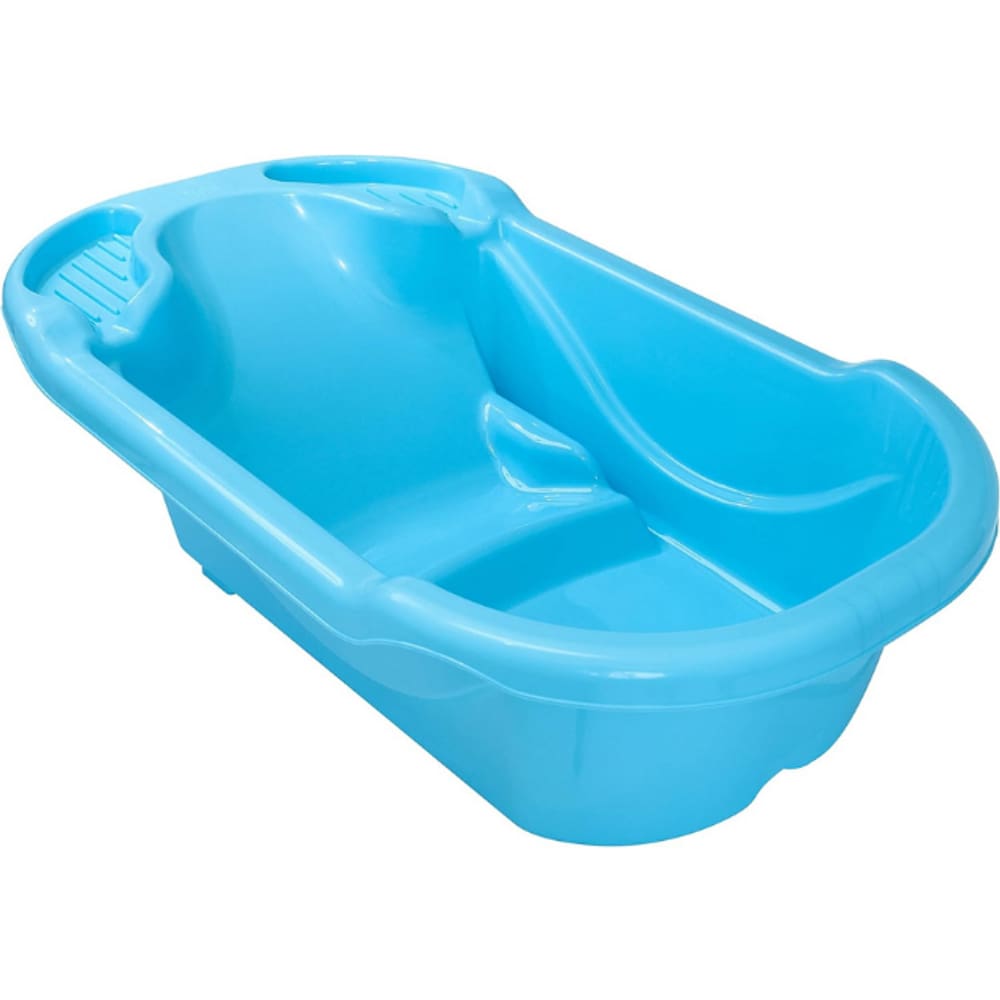 Banheira Infantil Ergonomica Safety Azul p/ Bebe Tutti Baby