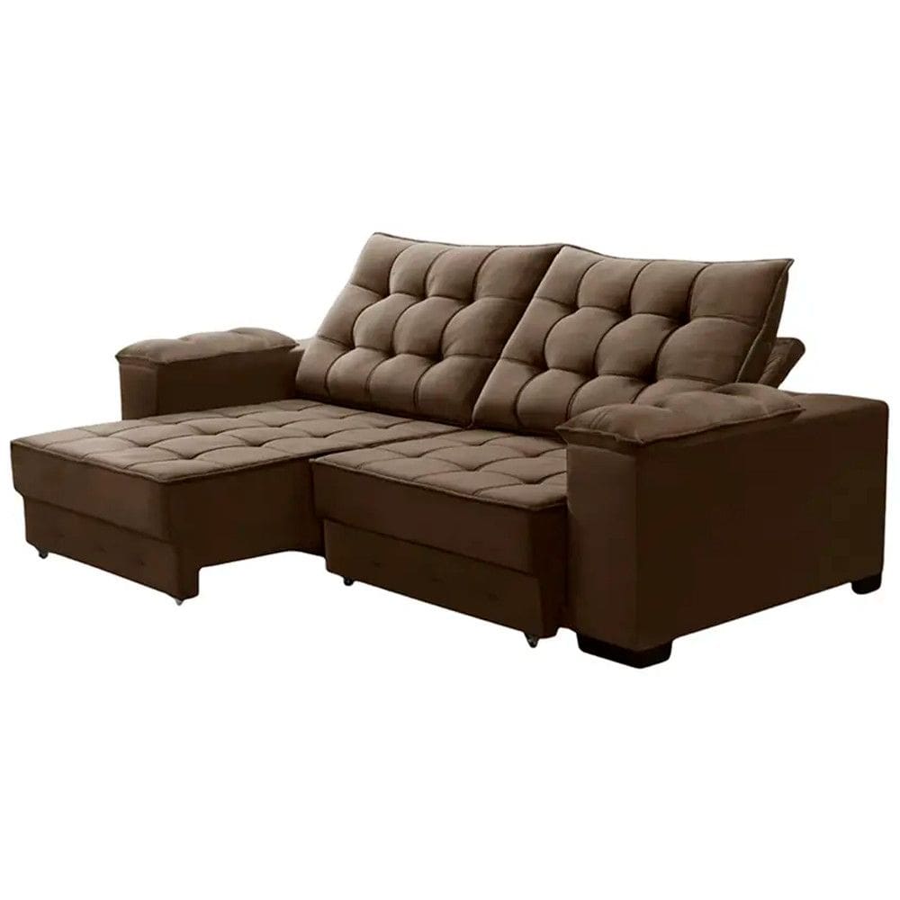Sofa Retratil e Reclinavel 230cm Toronto Jandaia