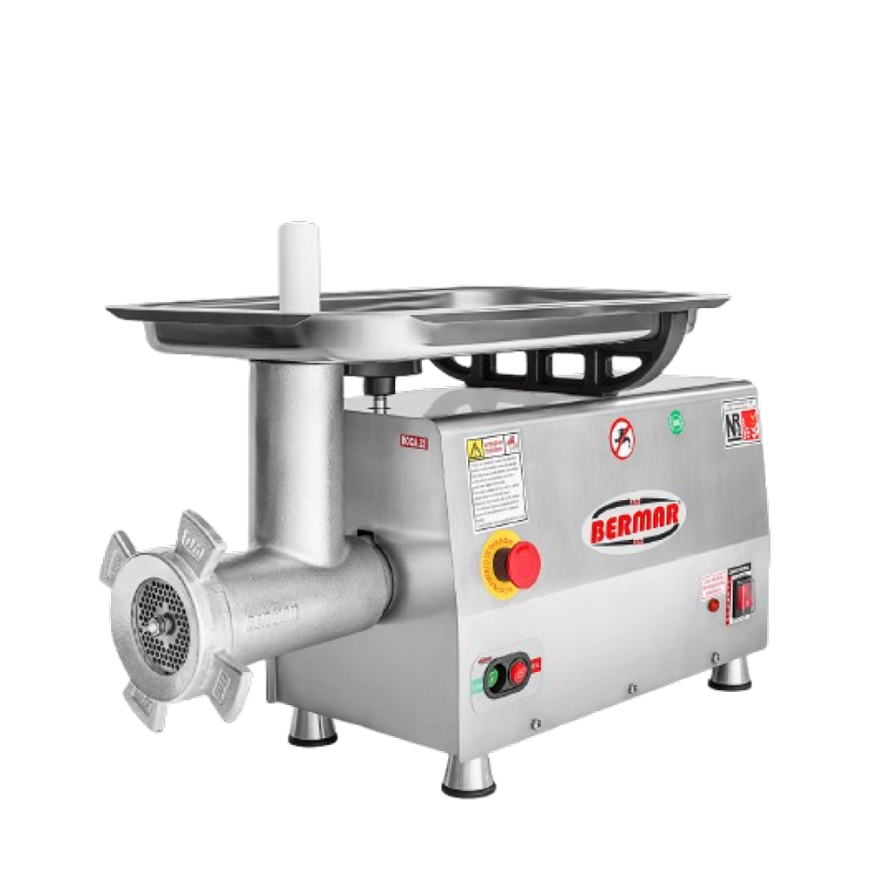 Picador de Carne Boca 22 Alongada Bermar BM 20 NR PF 1,25HP 220v