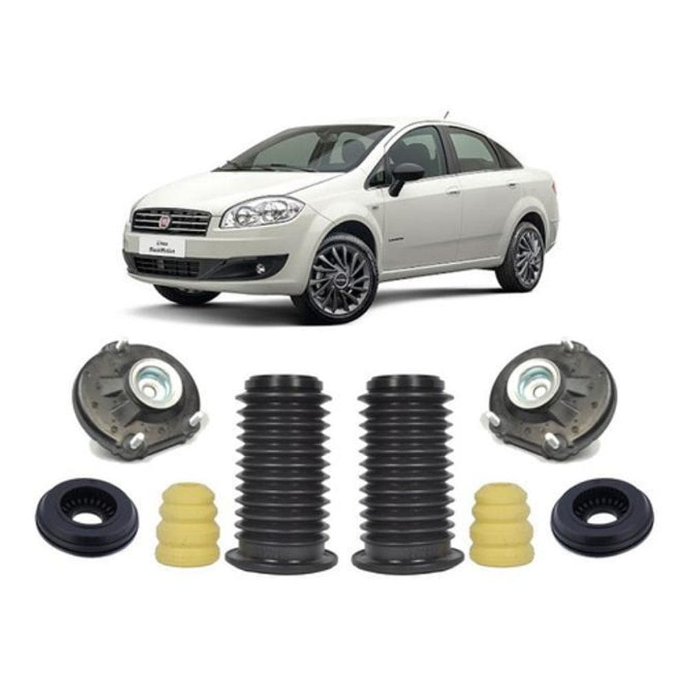 Kit Batente Amortecedor Dianteiro Fiat Linea 08 / ...
