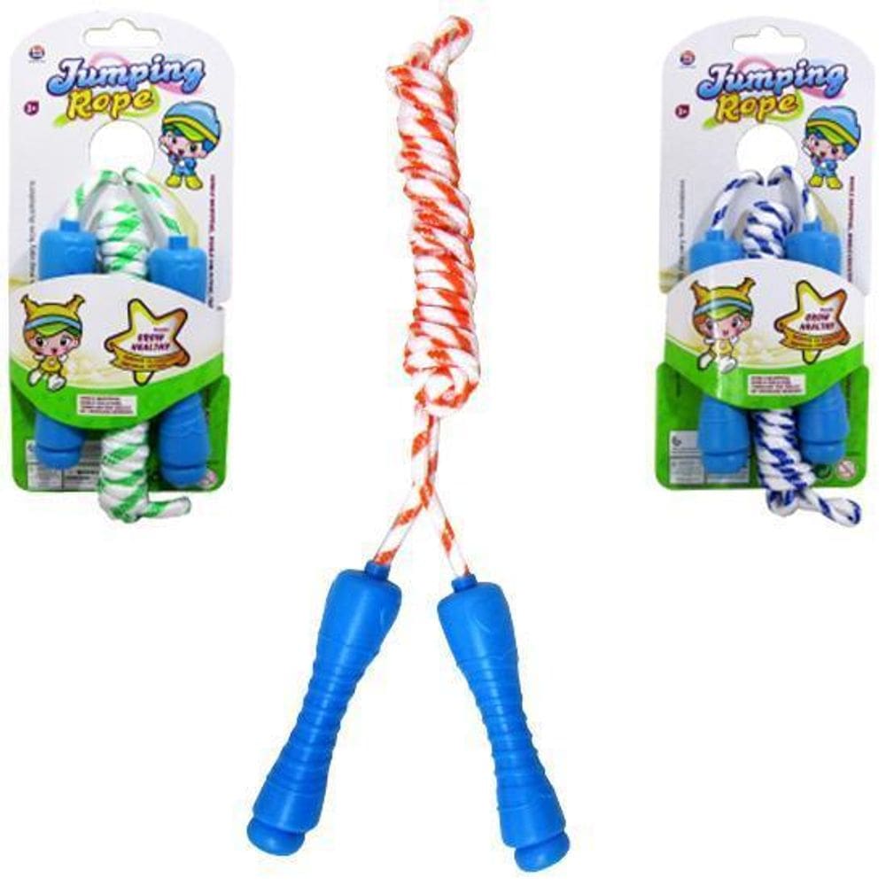 Pula Corda Empunhaduras De Plastico Jumping Rope 2M Cartela