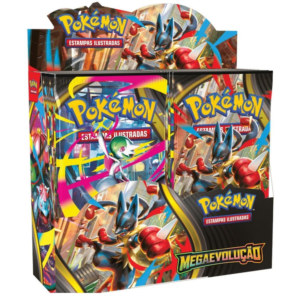 Pokémon Box Com 36 Booster Cartas Mega Evolução ME01 Copag