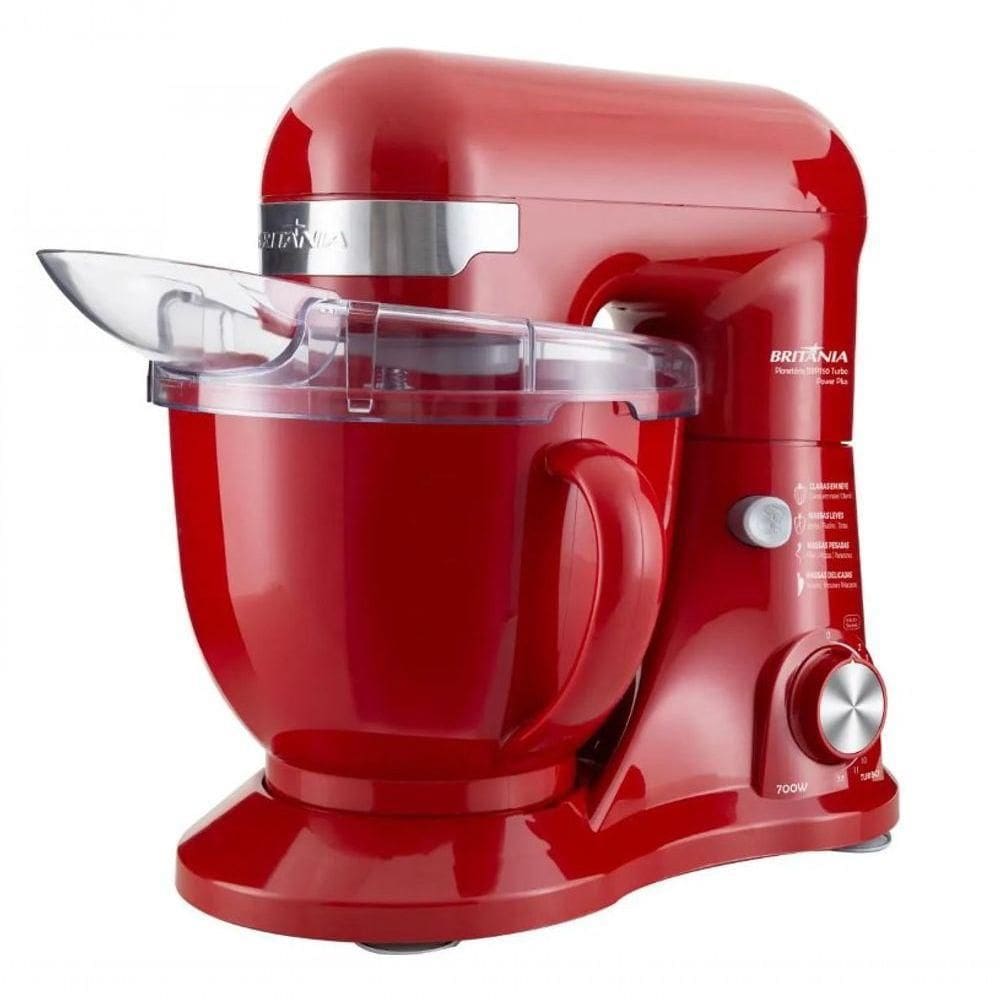 Batedeira Planetaria Britania Power Plus 12vel 700w Bbp7 - 33402186 Vermelho 220V