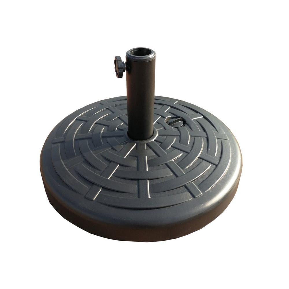 Base Ombrelone Central Para Jardim e Varanda Preto