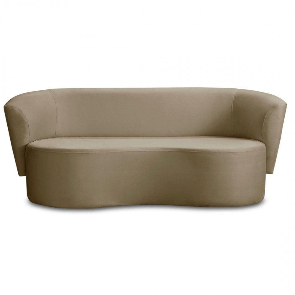 Sofá Orgânico Curvo Living 2 Lugares 160 Star Confort Castor