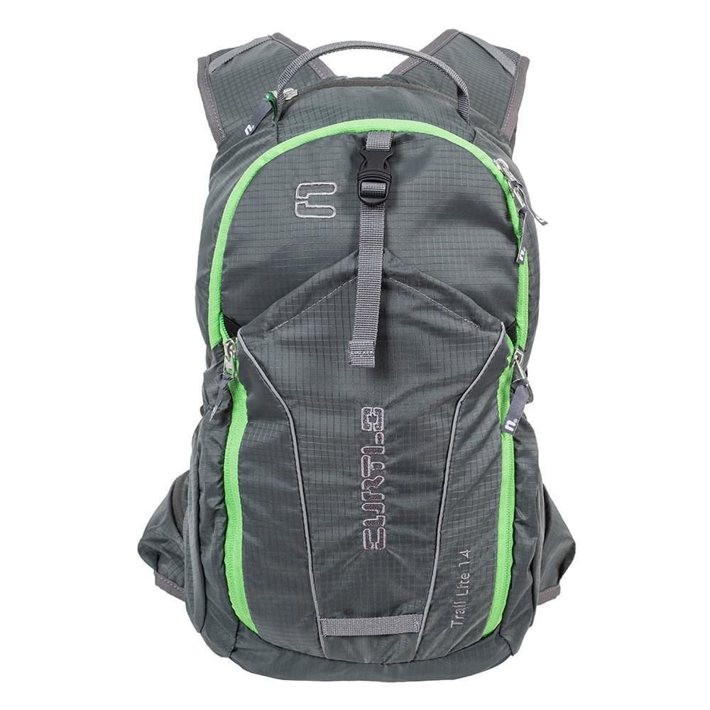 Mochila Curtlo Trail Lite 14L Reservatório Cinza Verde