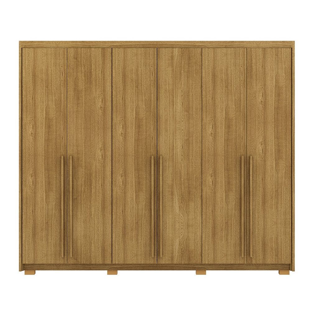 Guarda-Roupa Casal 6 Portas 6 Gavetas 100% MDF Dukai