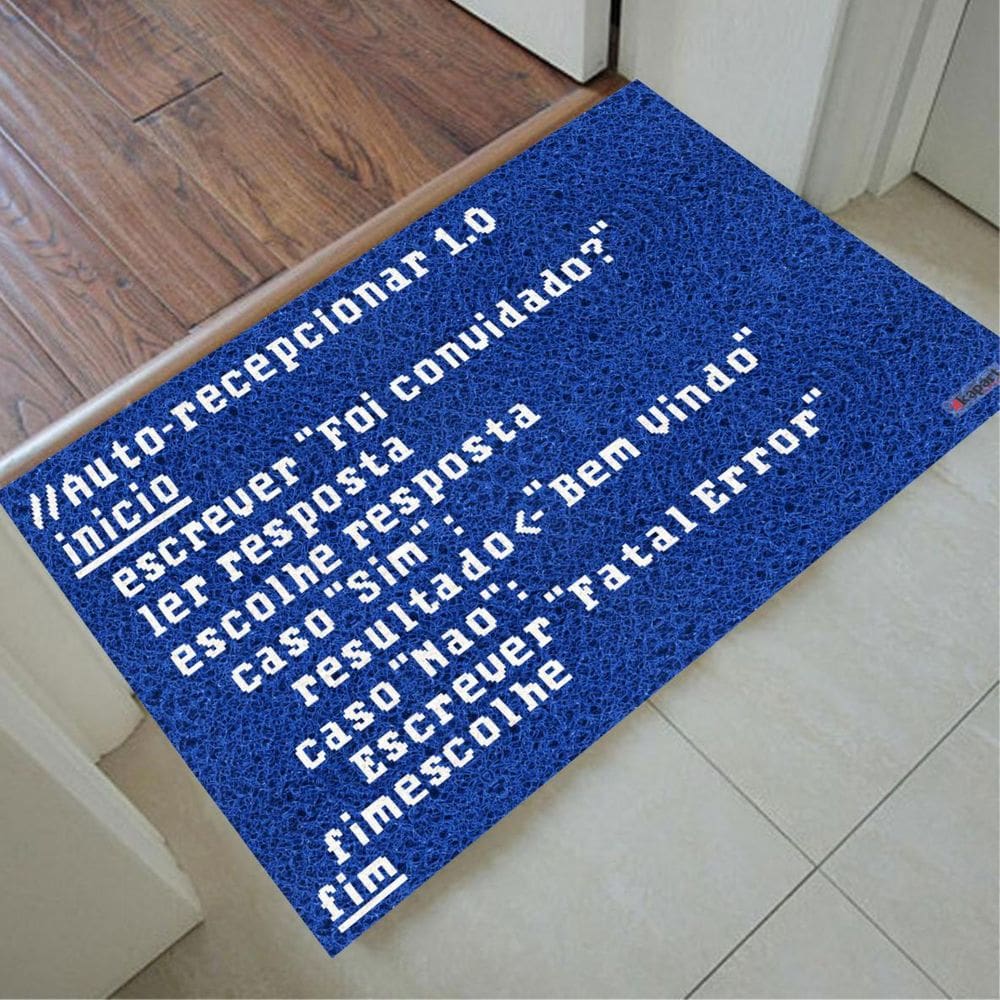 Tapete Capacho Código Fonte  Mod 01  60X40