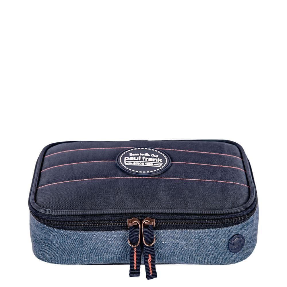 Estojo Pual Frank em Jeans com Divisória - INMETRO