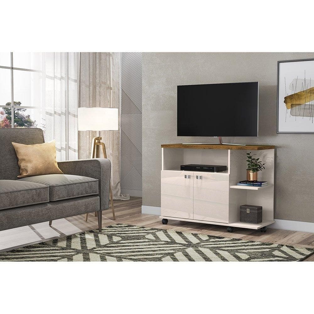 Rack Lisboa Off White/Canela - Lukaliam