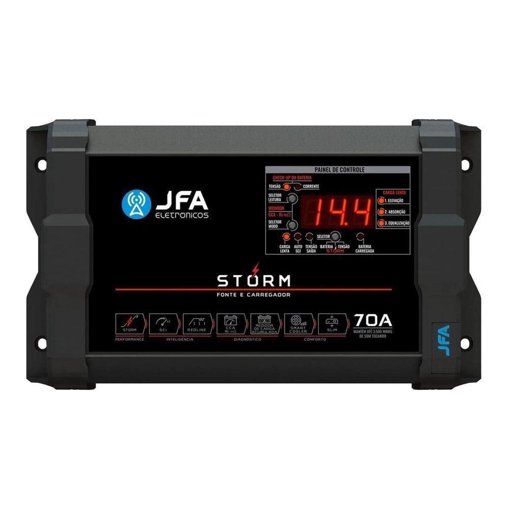 Fonte Carregador De Bateria Jfa 36a Bivolt Automatico (7898554806963)