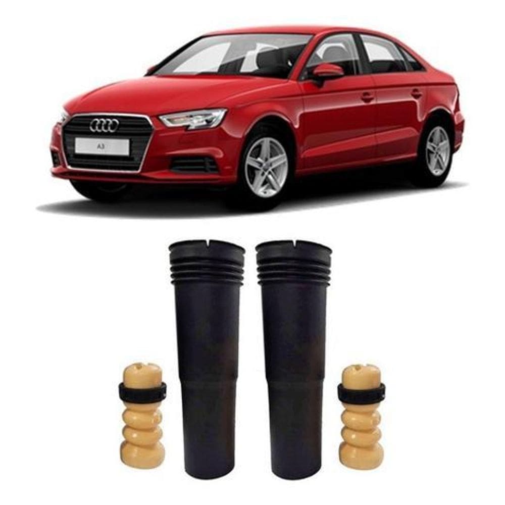 Par Batente Do Amortecedor Traseiro Audi A3 2015 2016 2017