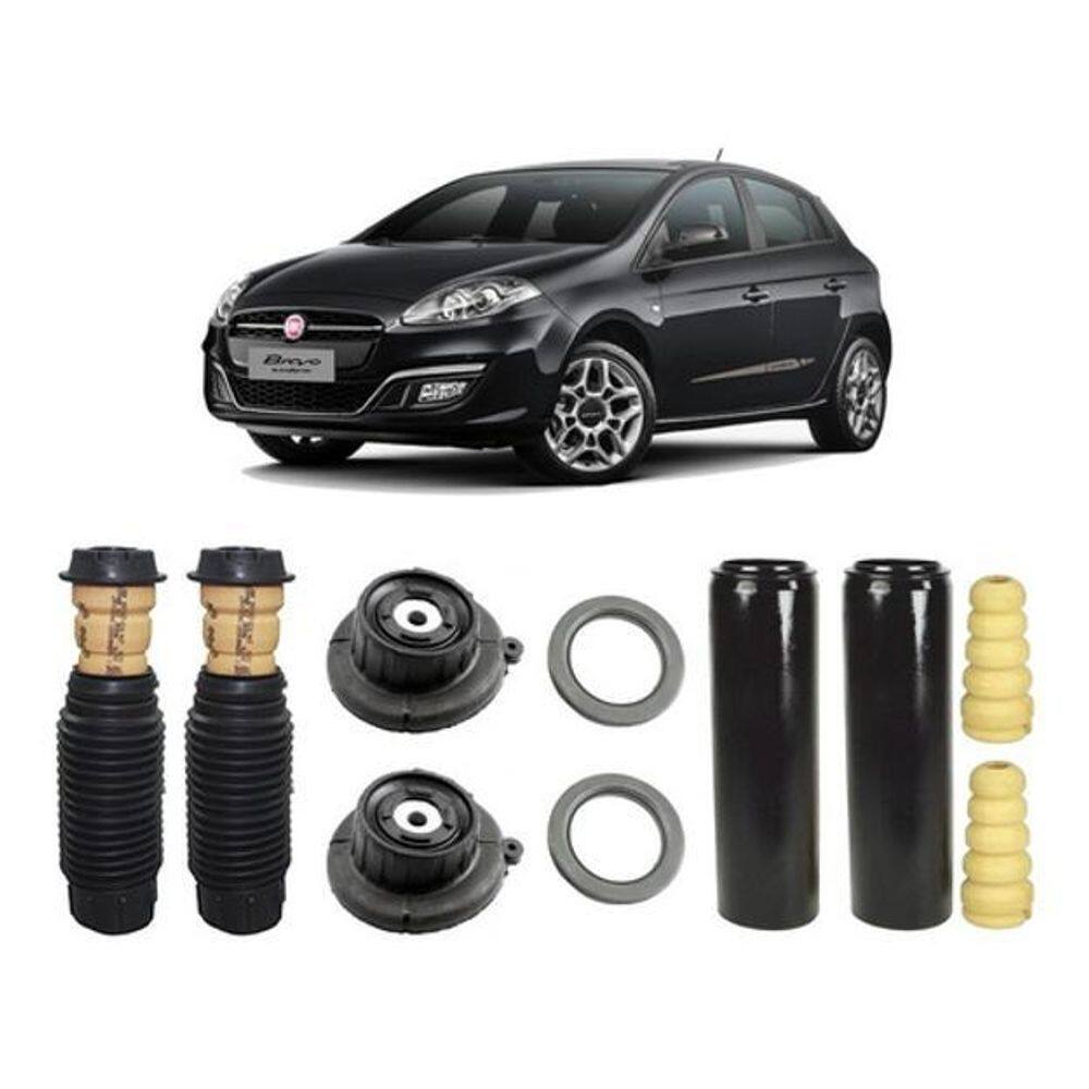 Kit Batente Suspensão Dianteira Traseira Bravo 2014 2015 16