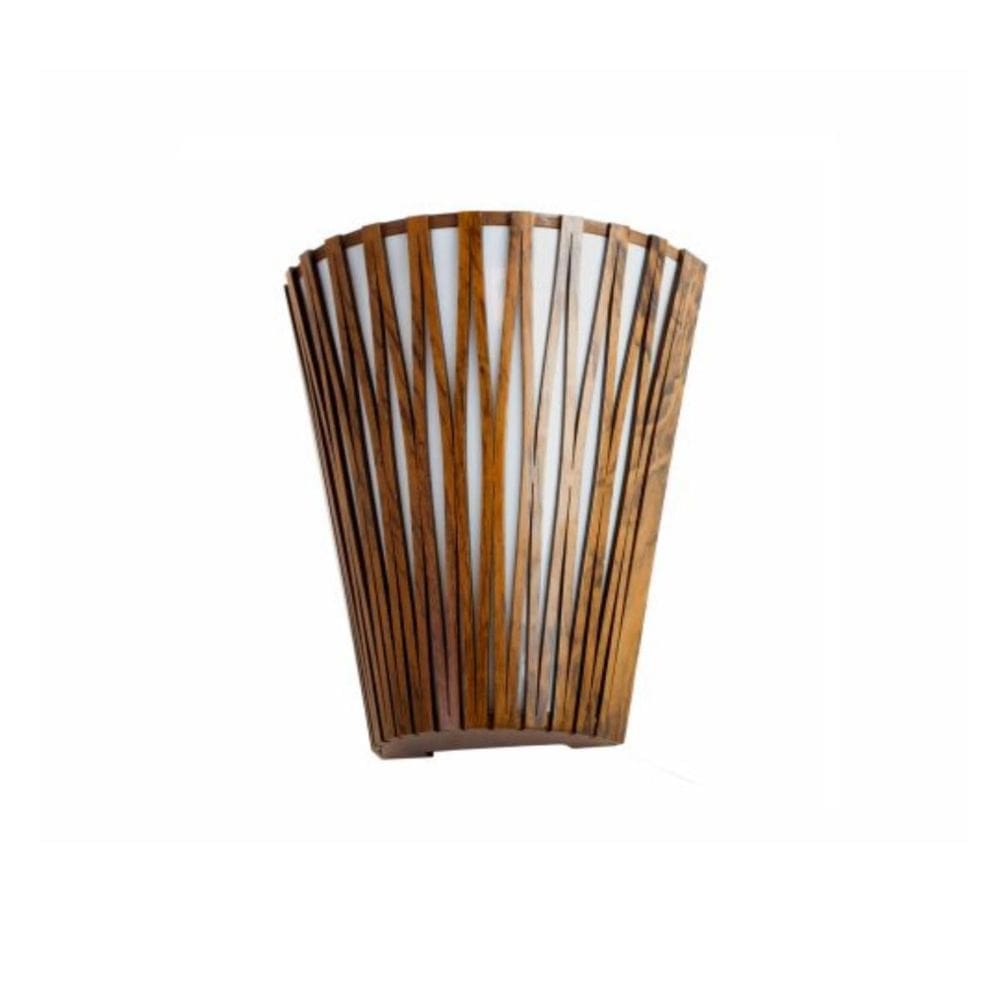 Arandela Madeira Living Hinges Sala Escada Área Gourmet