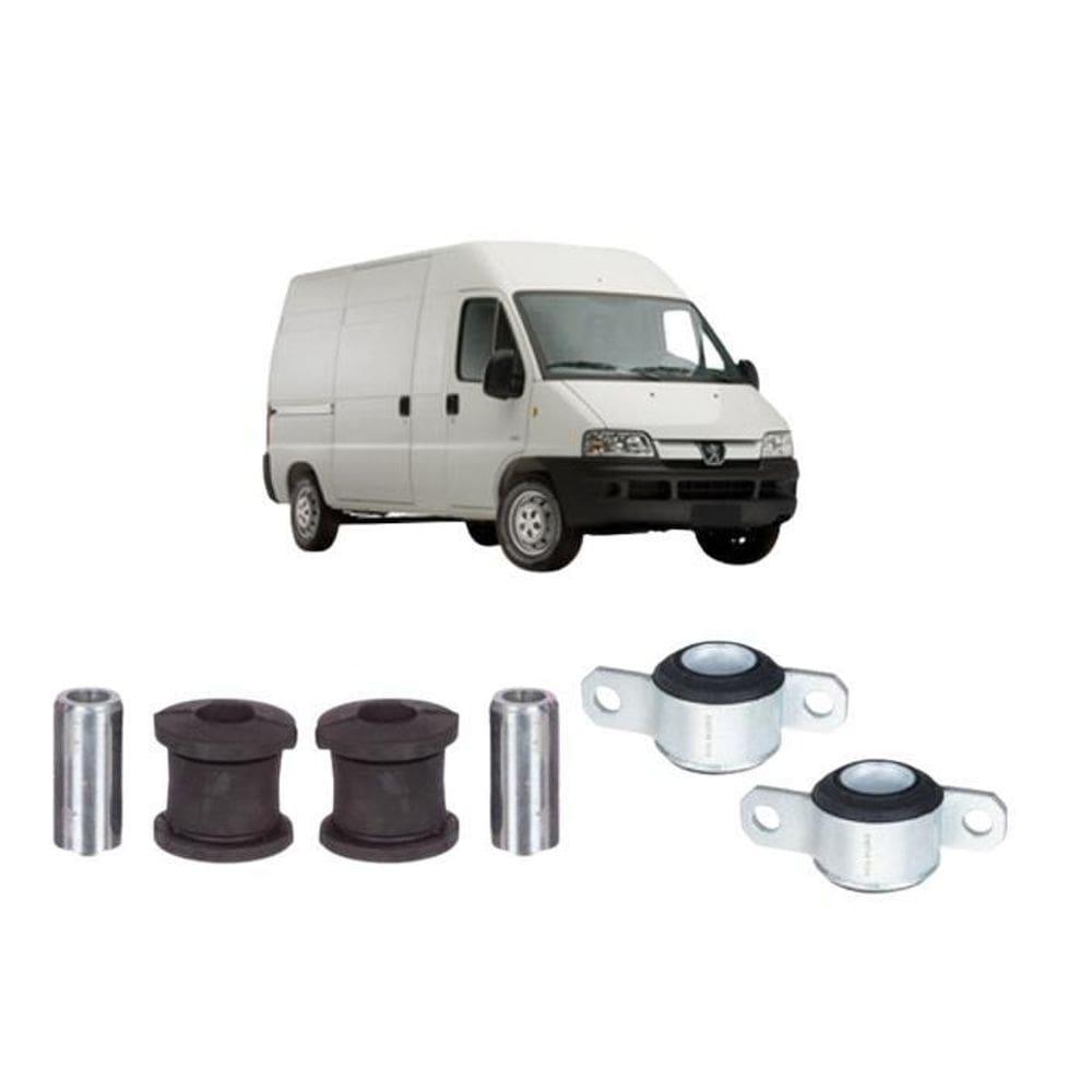 Kit 4 Bucha Balança Dianteira Peugeot Boxer 2006 2007 2008
