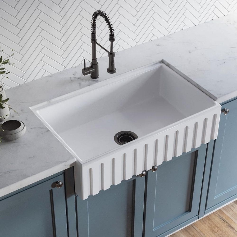 Cuba Cozinha Farm Sink Romana 65 Cm Estilo Fazenda Avental