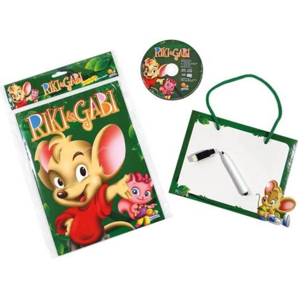 Livro Escreva E Apague - Quadro Mágico - Riki E Gabi