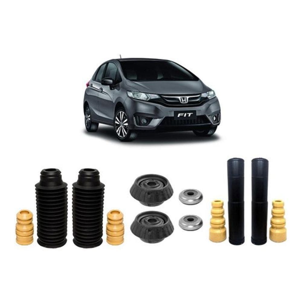 Kit 4 Coxim Batente New Fit 2009 2010 11