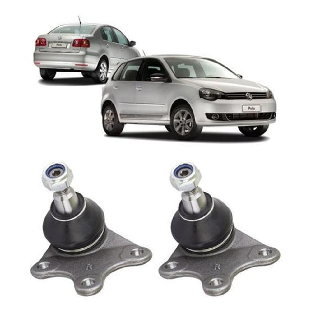 Par Pivo De Bandeja Balança Dianteira Vw Polo 2012 2013 2014