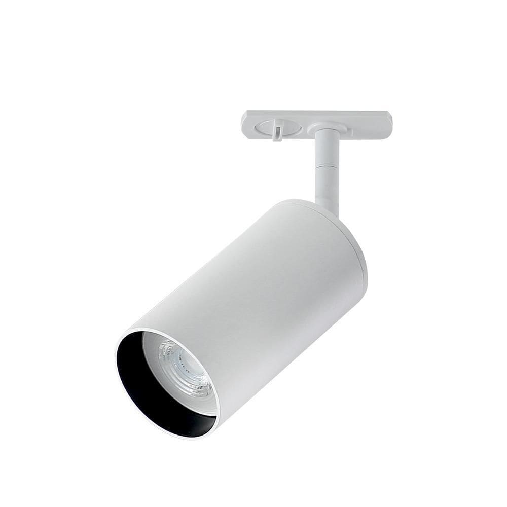 Luminária Spot Para Trilho Track Par20 E27 Branco/Preto