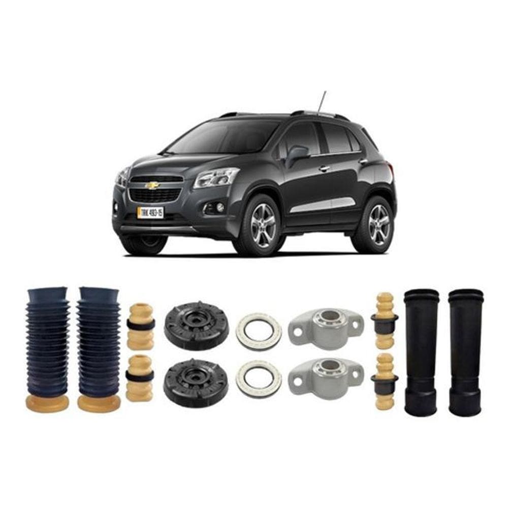Kit Batente Suspensão Dianteira Traseira Tracker 2018 2019