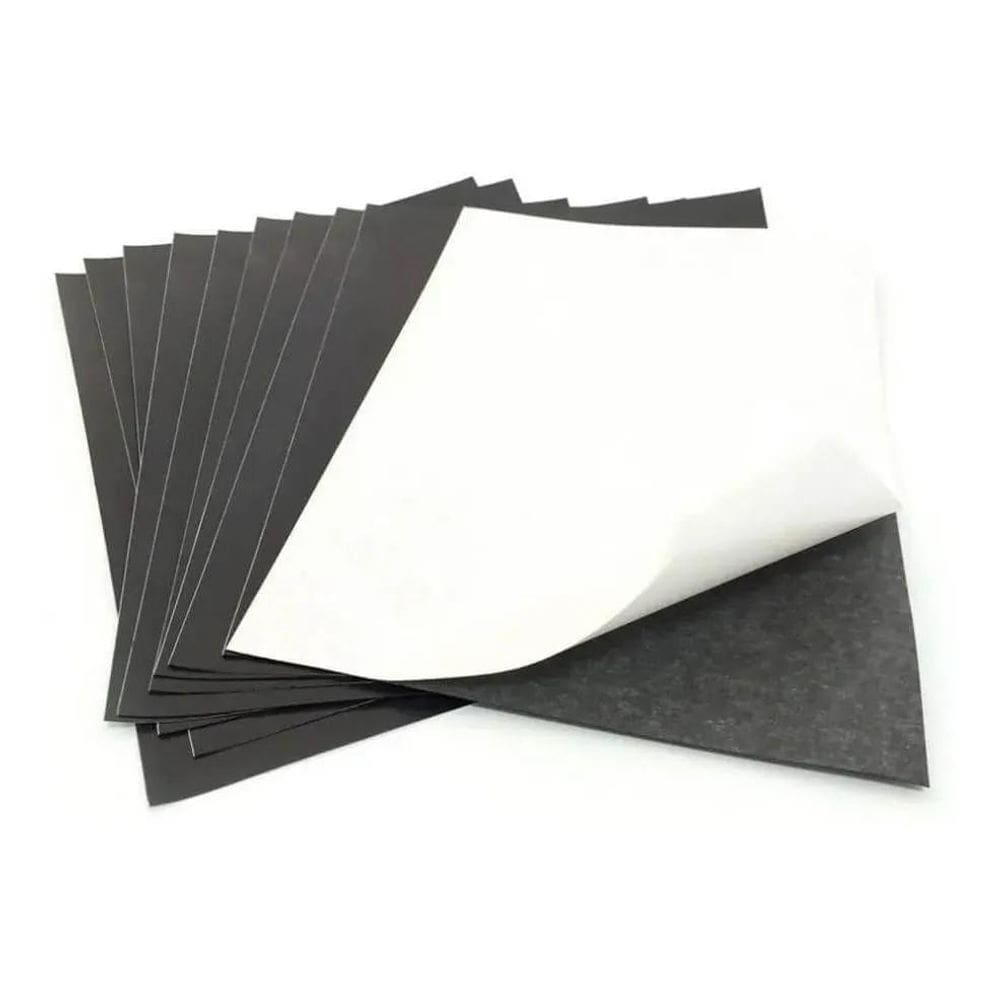 10X Folha A4 Manta Magnética Adesiva  Imã De Geladeira