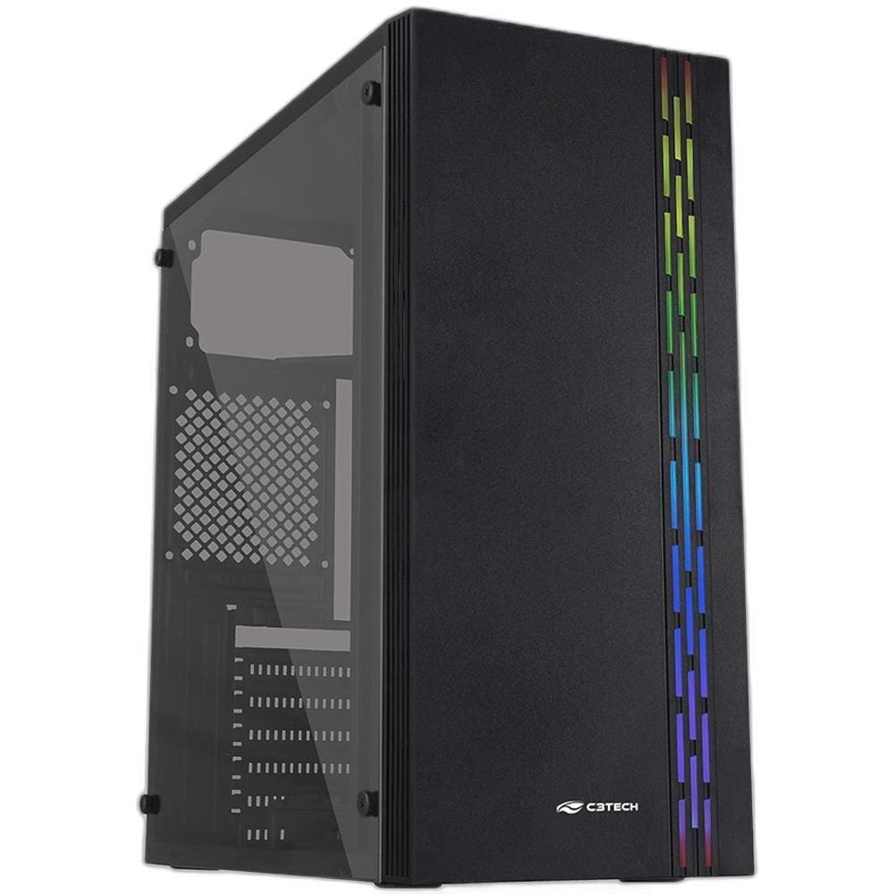 Gabinete Gamer Mt-G230Bk S/Fonte C3Tech