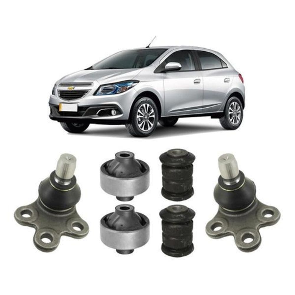 Kit Bucha + Pivô Suspensão Dianteira Gm Onix 2017 2018 2019