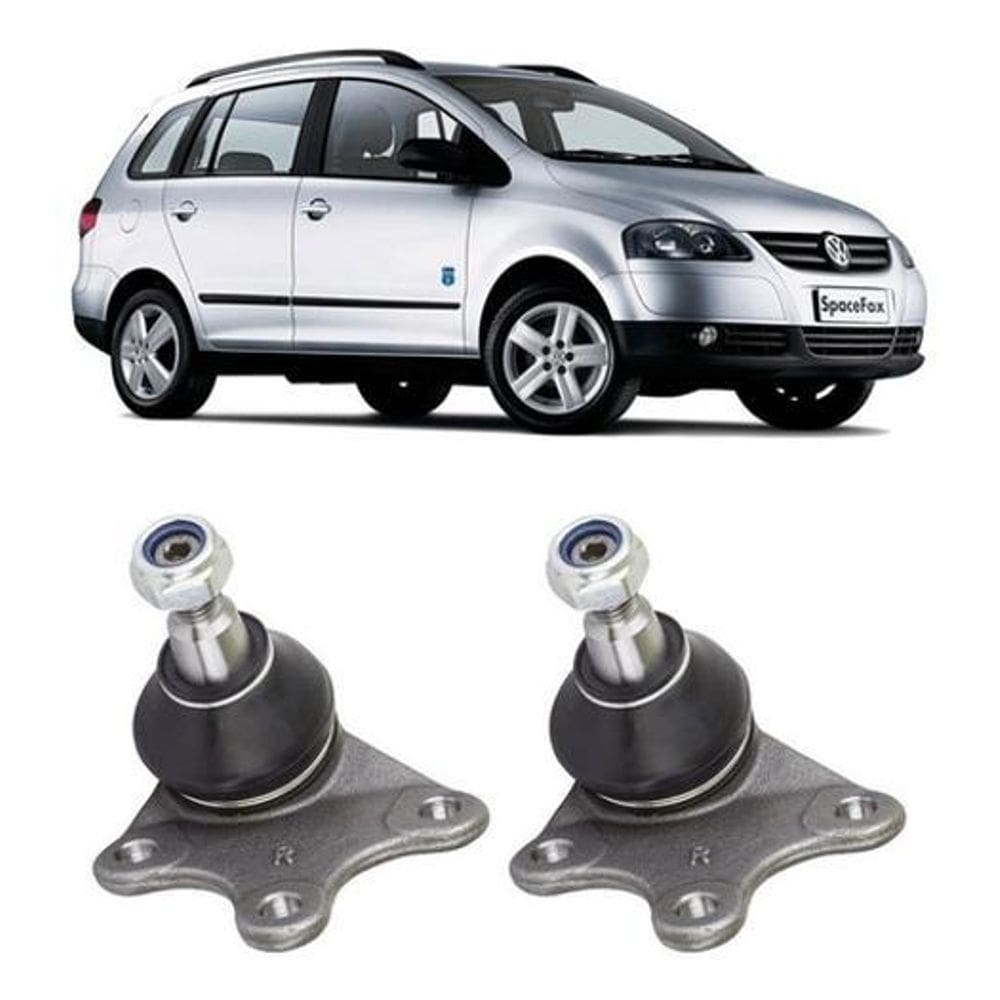 Kit 2 Pivo Suspensão Dianteira Spacefox 2006 2007 2008 2009