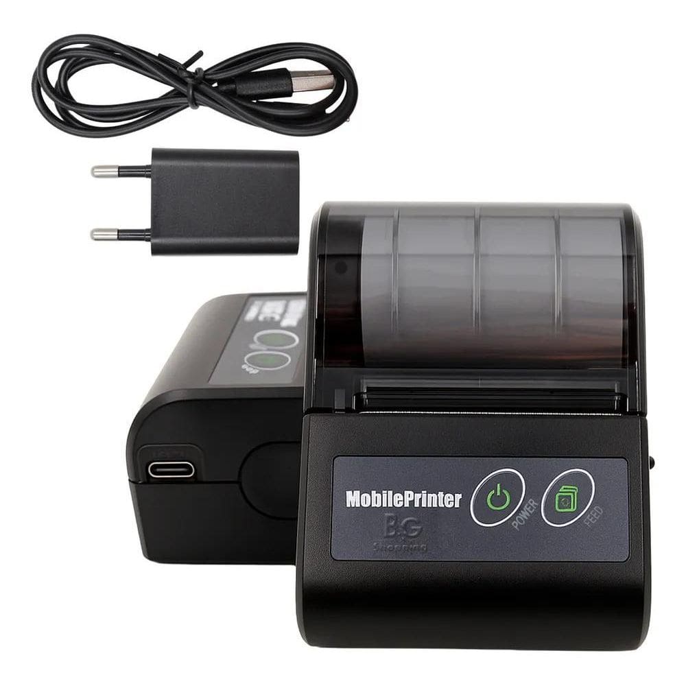 10X Impressora Portátil B&G Variedades Mini Impressora Térm