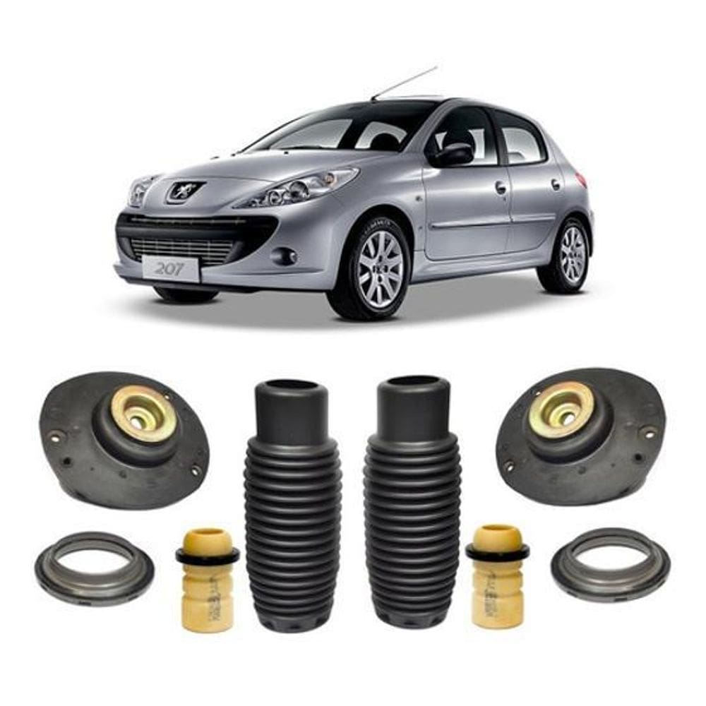 Kit Batente Suspensão Dianteira Peugeot 207 1.6 2013 2014 15